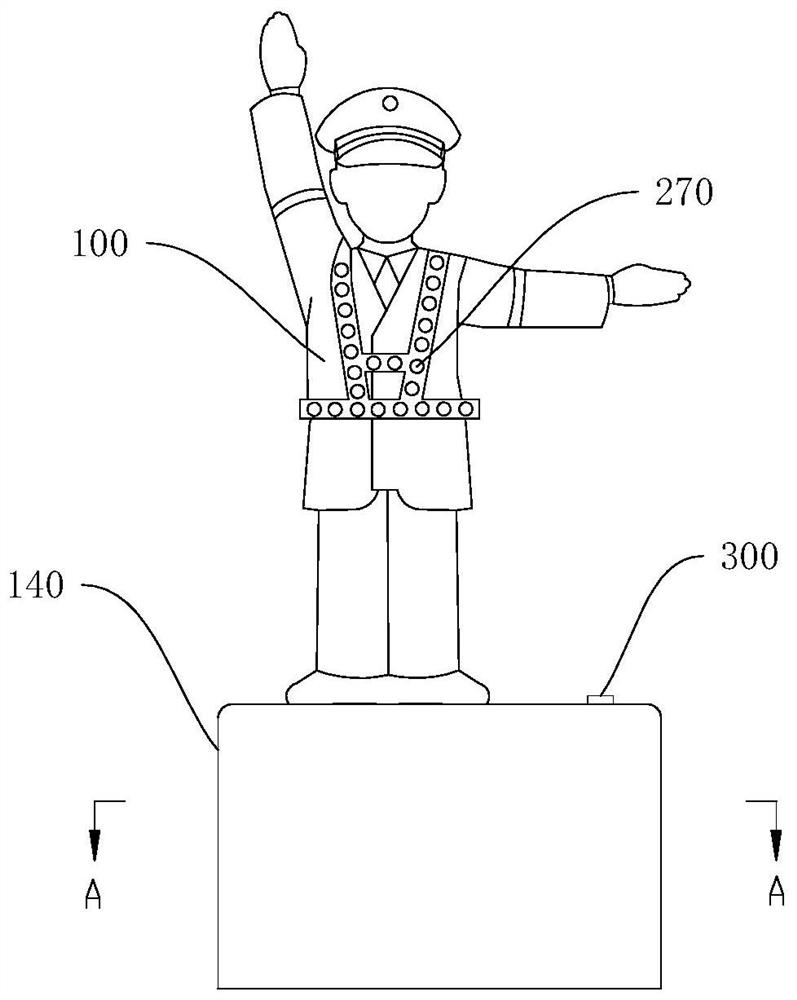 Air bag warning self-rescue device