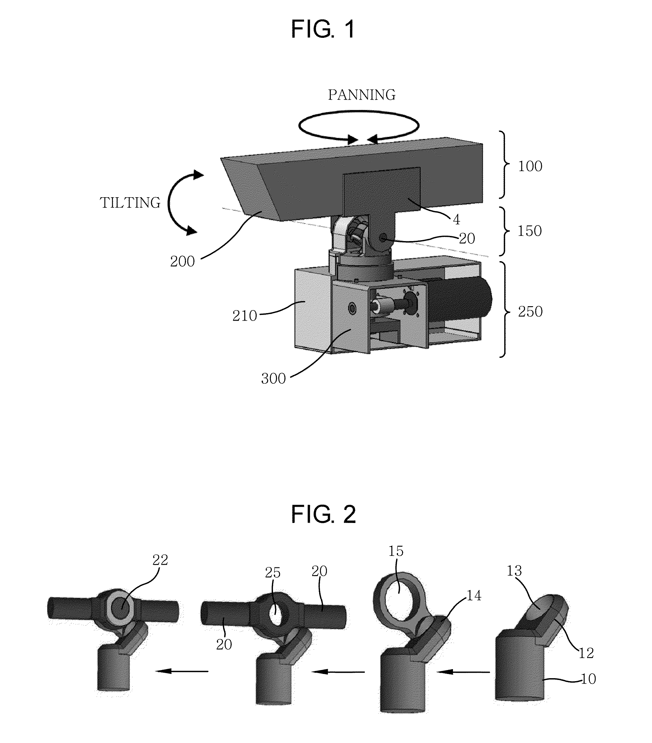 Pan-tilt apparatus