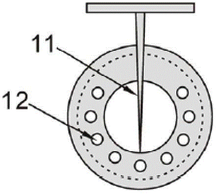 Natural gas sample collecting method for detecting content of mercury in natural gas