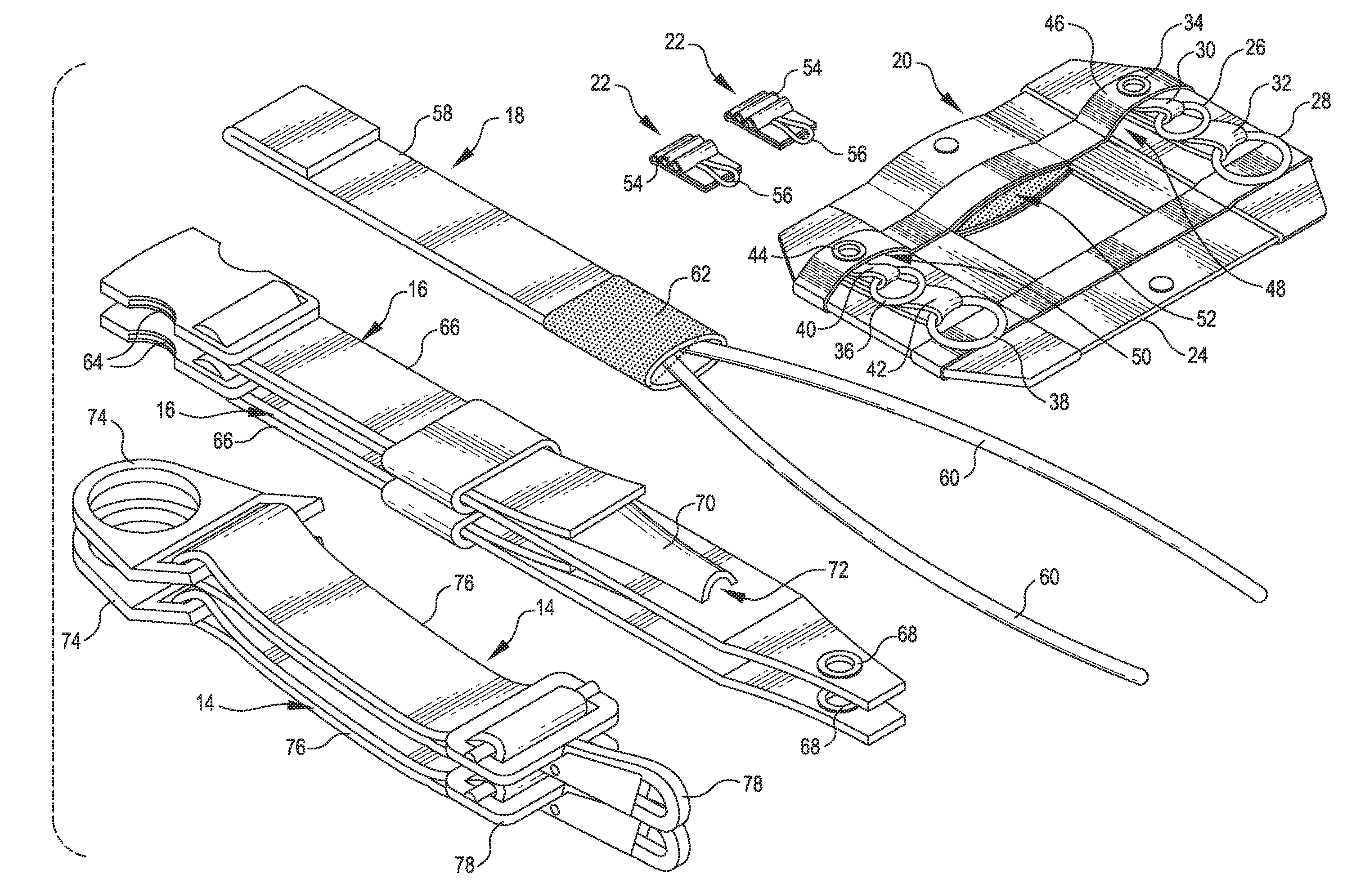 Releasable pack for parachuting when carrying equipment