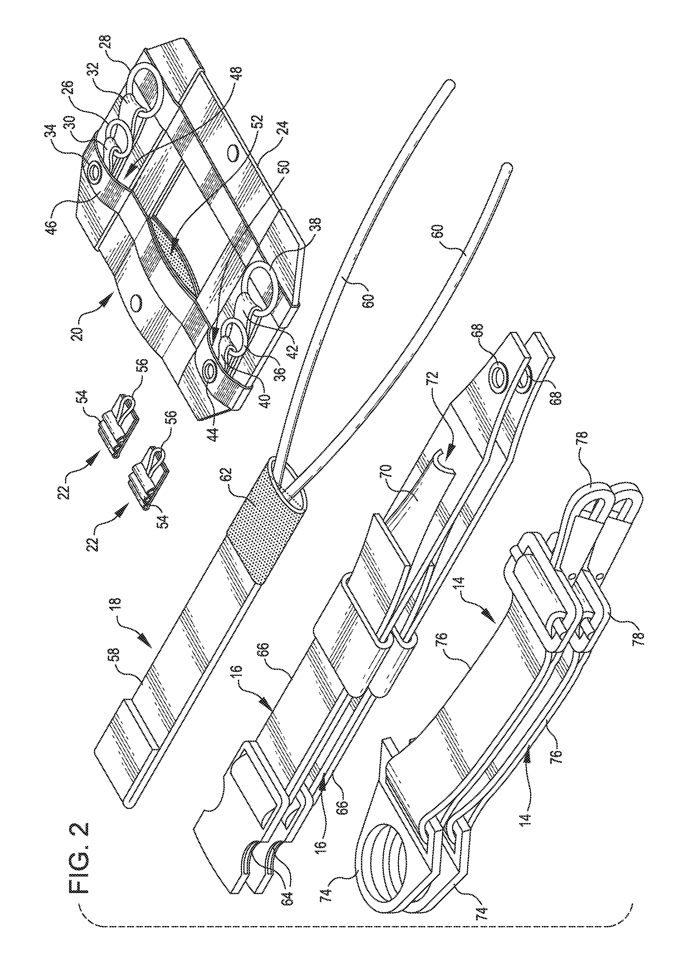 Releasable pack for parachuting when carrying equipment