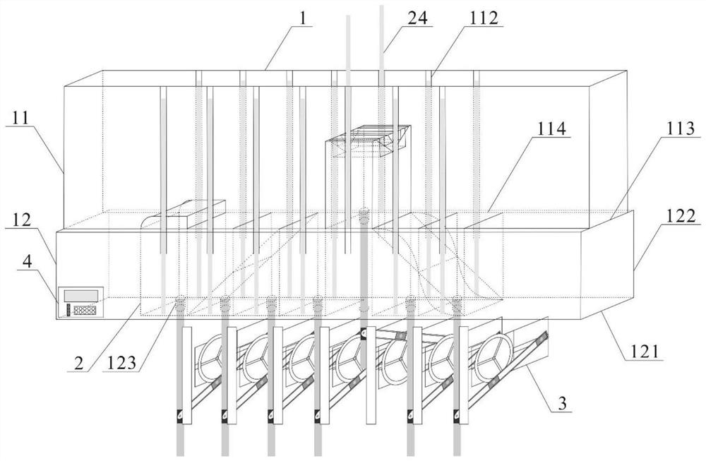 A Weir Flow Simulation Experimental Device