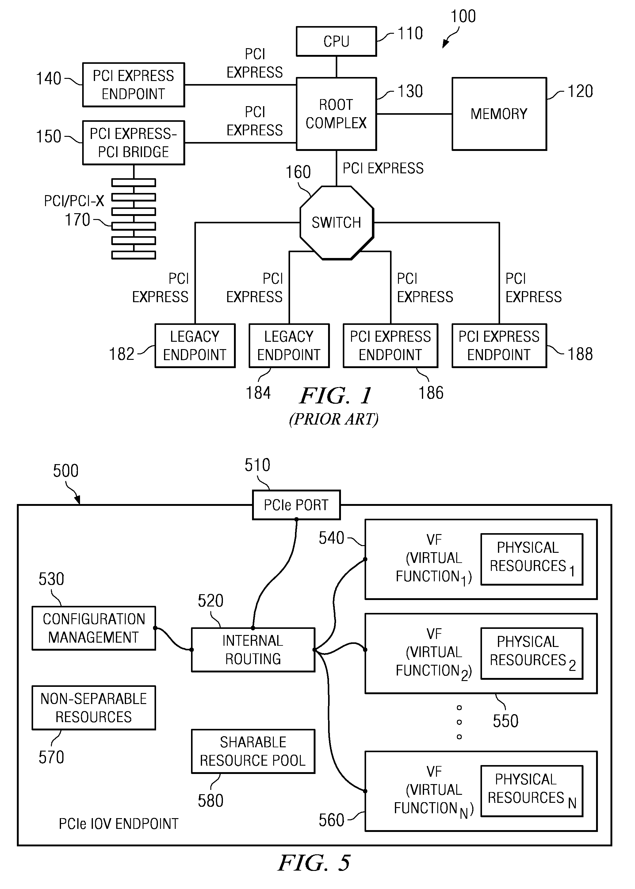 System and Method for Management of an IOV Adapter Through a Virtual Intermediary in an IOV Management Partition