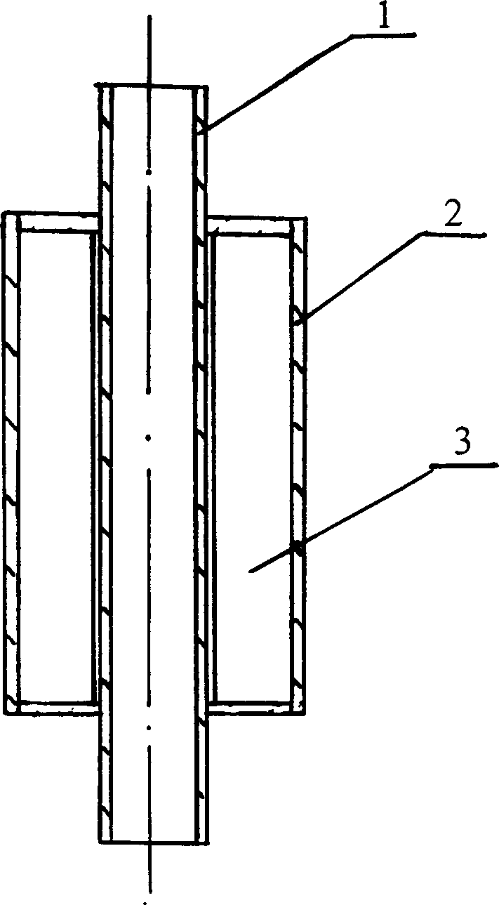 Internal and external double-channel fin tube and heat exchange using said fin tube