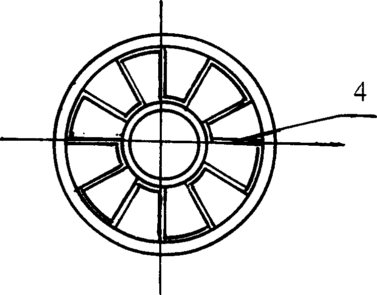 Internal and external double-channel fin tube and heat exchange using said fin tube