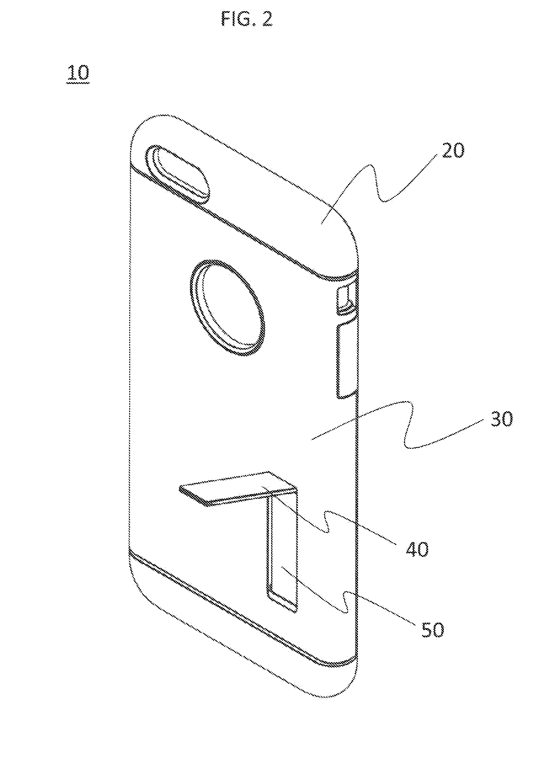 Case having standing leg for electronic devices