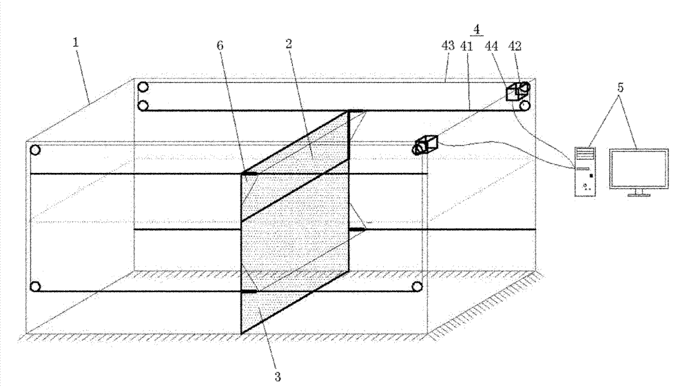 Double-plate internal solitary wave making device and method