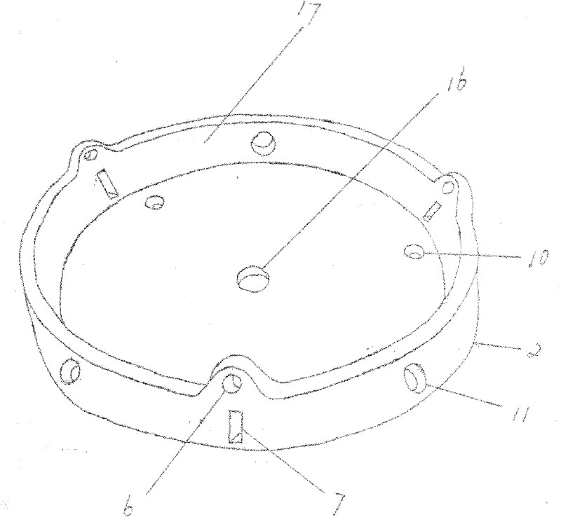 Cellular pneumatic driving wheel power machine