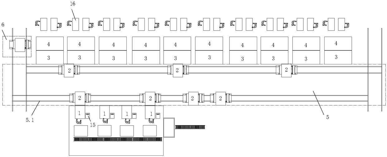 Automatic sorting method of customized furniture plate element vertical placement transmission