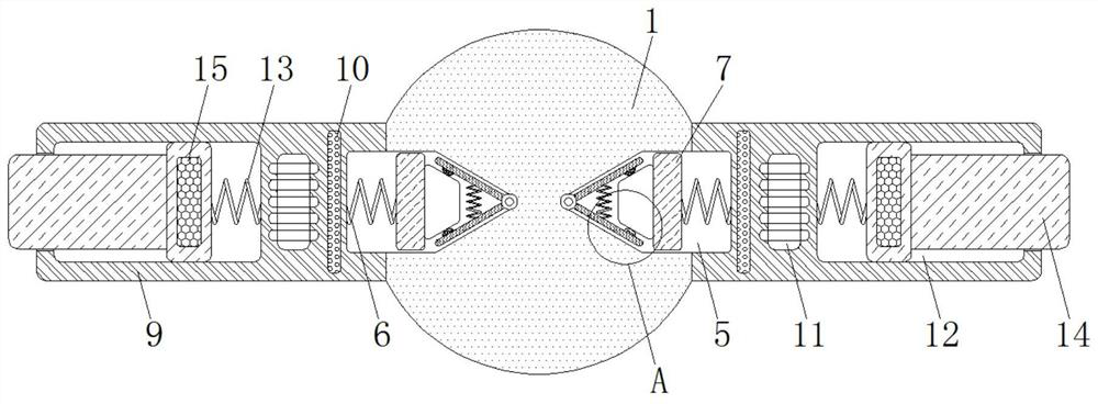 Anti-stall intermittent stirring device for cosmetic materials