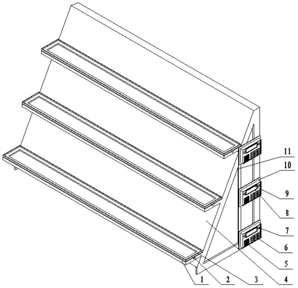 Device for recognizing whether eggs exist or not