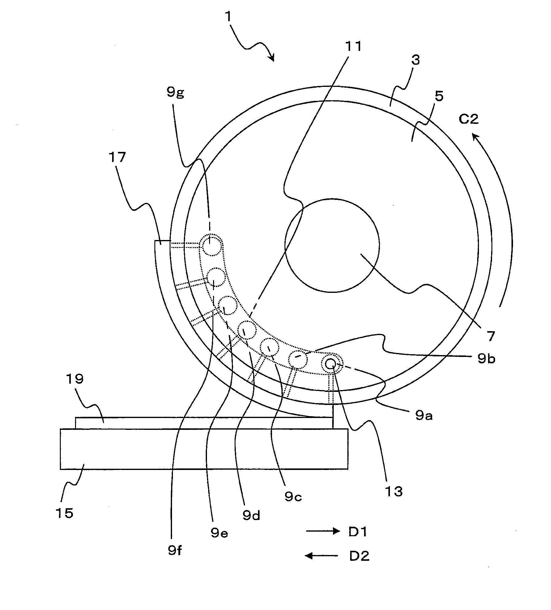 Vacuum adsorption control mechanism device, film pasting device, method of pasting film, and display device