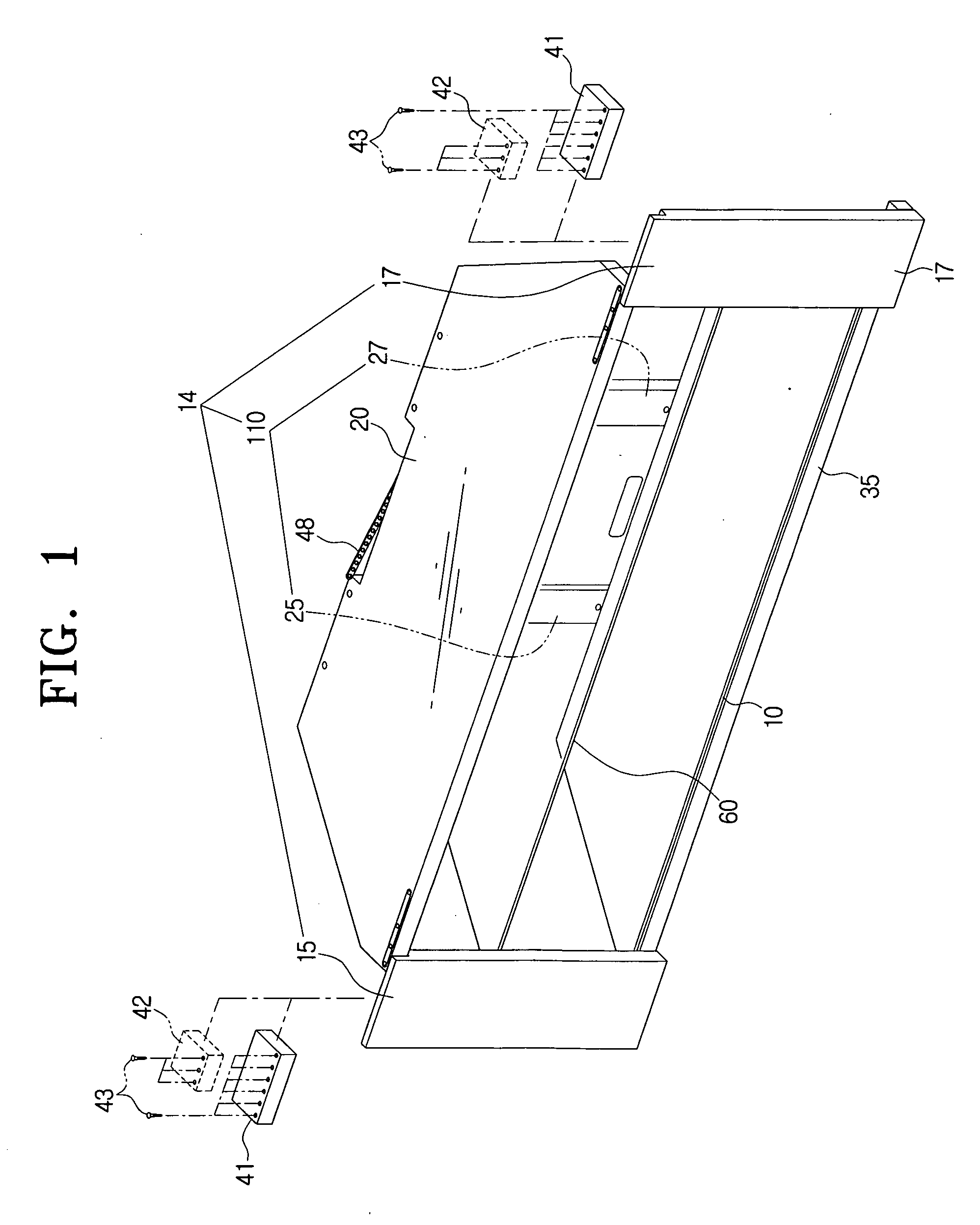 Appliance stand with subsidiary member