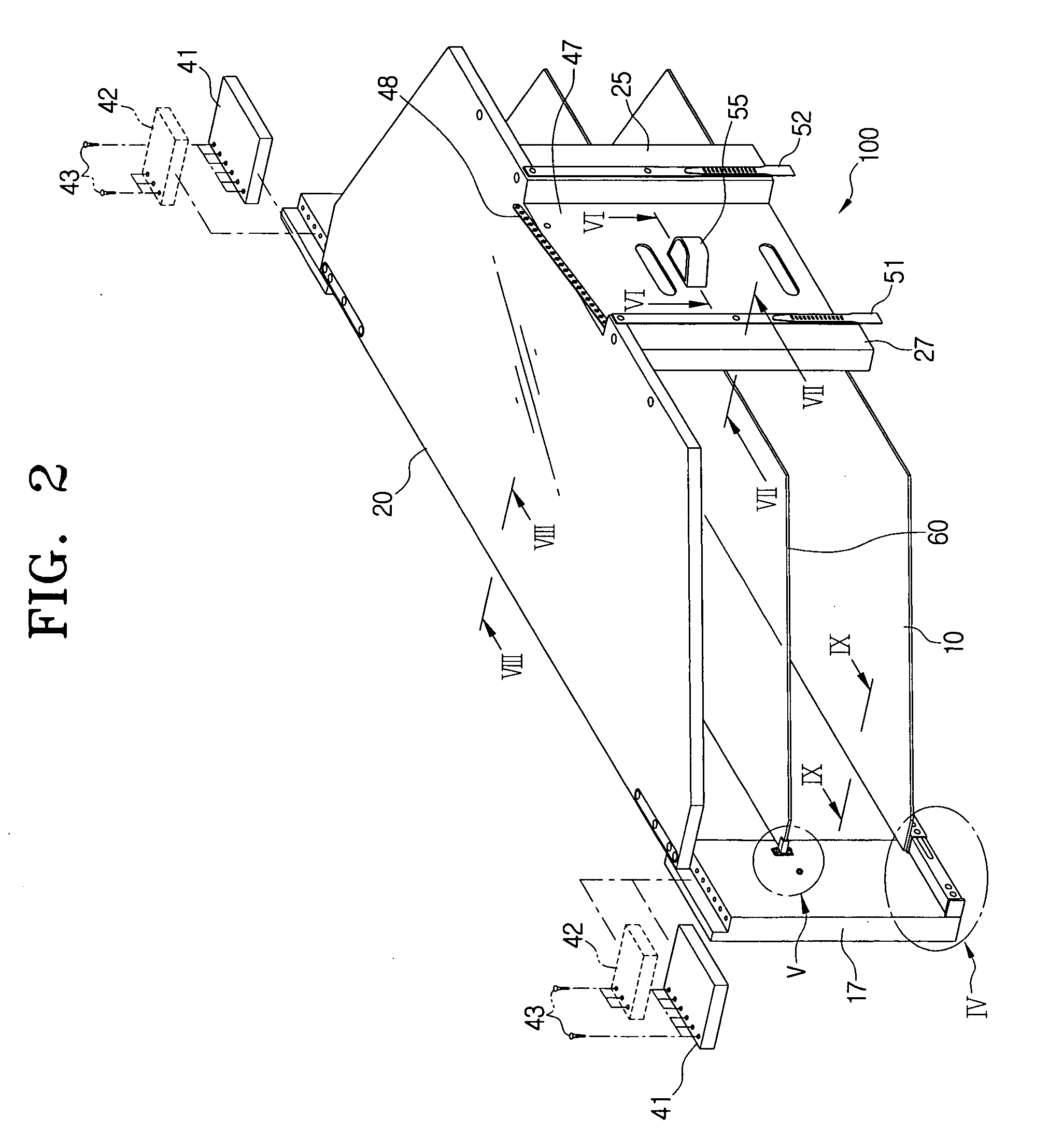 Appliance stand with subsidiary member