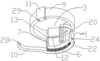 Abdomen protection device for pregnant woman