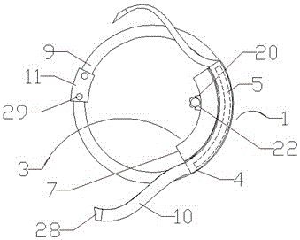 Abdomen protection device for pregnant woman