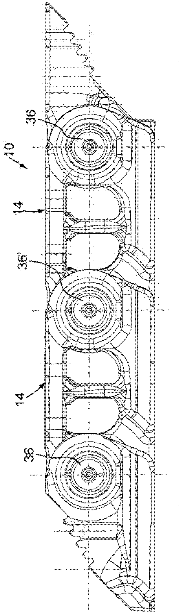 Track with rotating bushings for track-type vehicles with improved sliding bearing