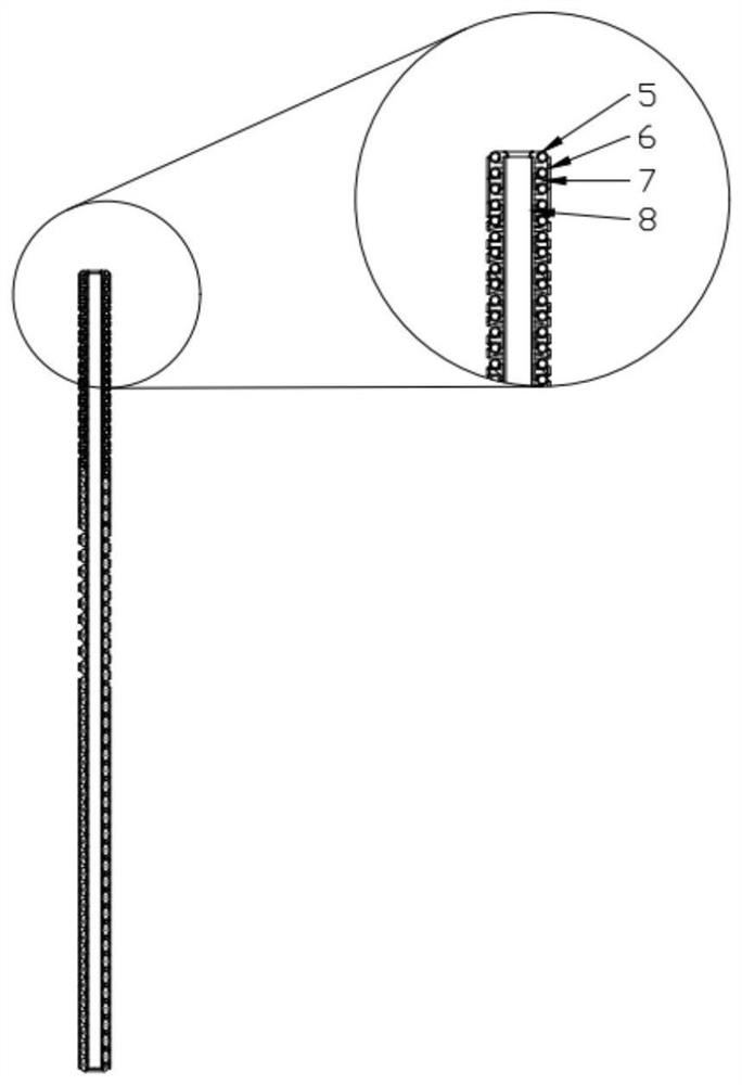 A variable stiffness wrist structure and surgical robotic arm of a surgical robot