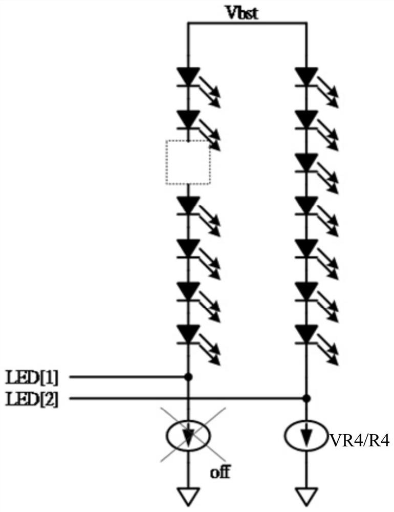 A multi-channel led drive circuit with open circuit fault detection function