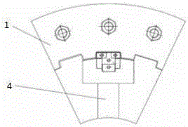 Mechanical model device for rotor of motor