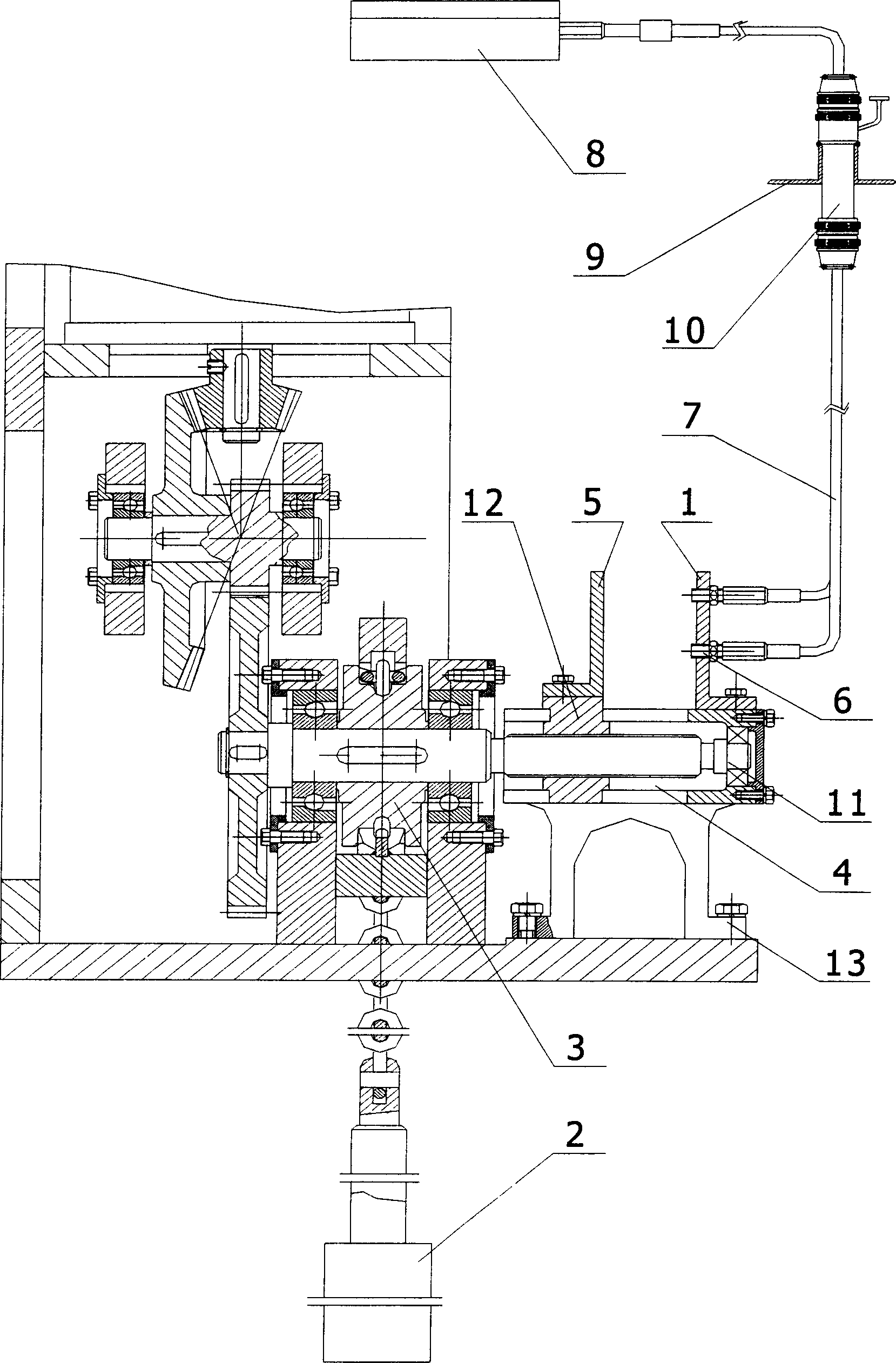 Control rod rod position measuring system based on electric vortex sensor