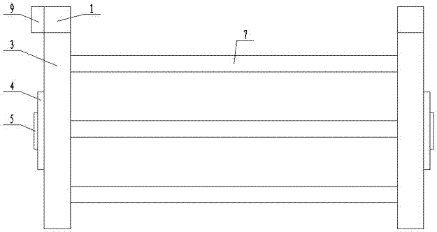 Quick air drying structure of face towel placing rack