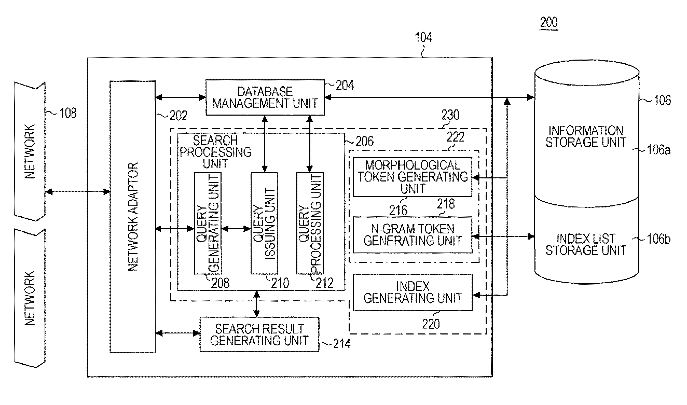 Search engine, search system, search method, and search program product