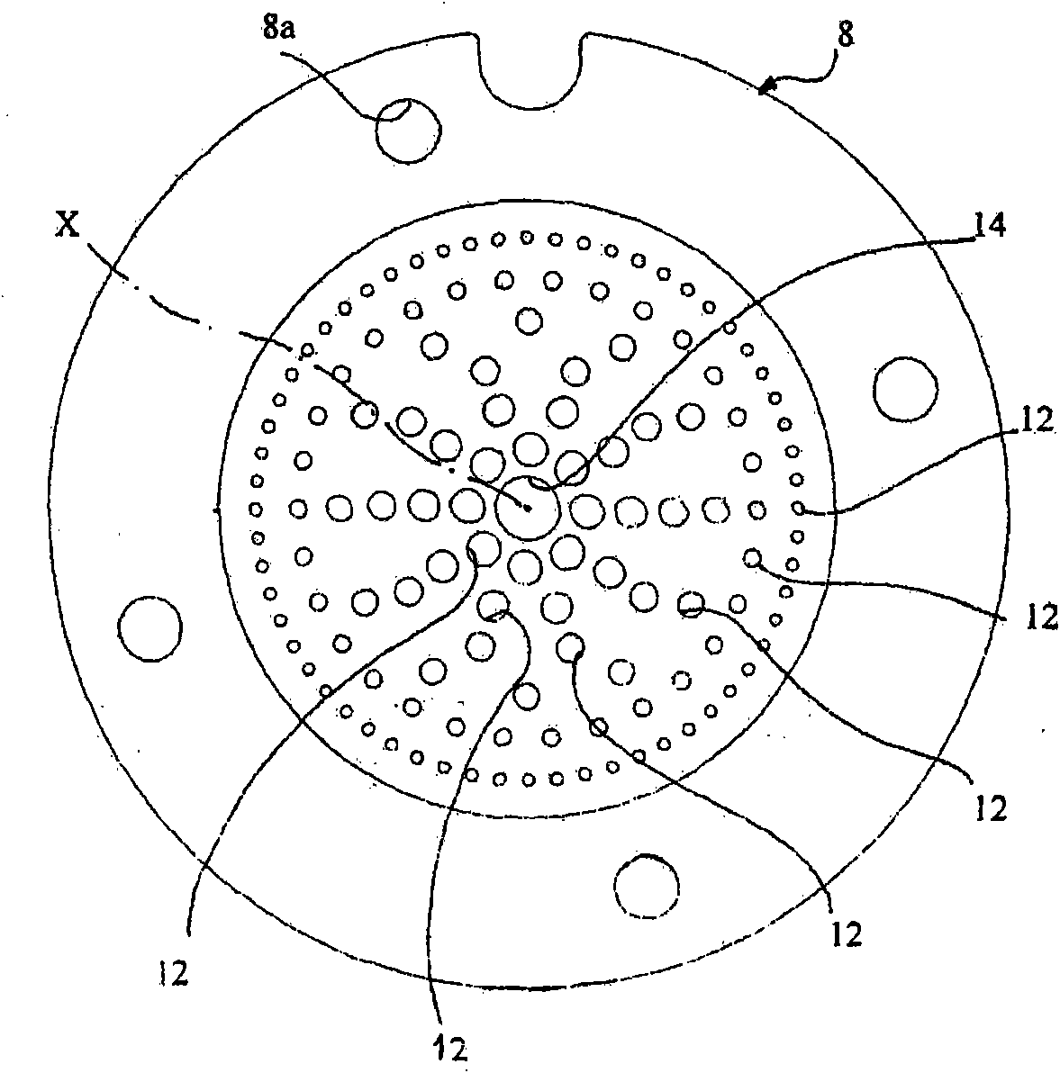 A burner, specifically a premix burner