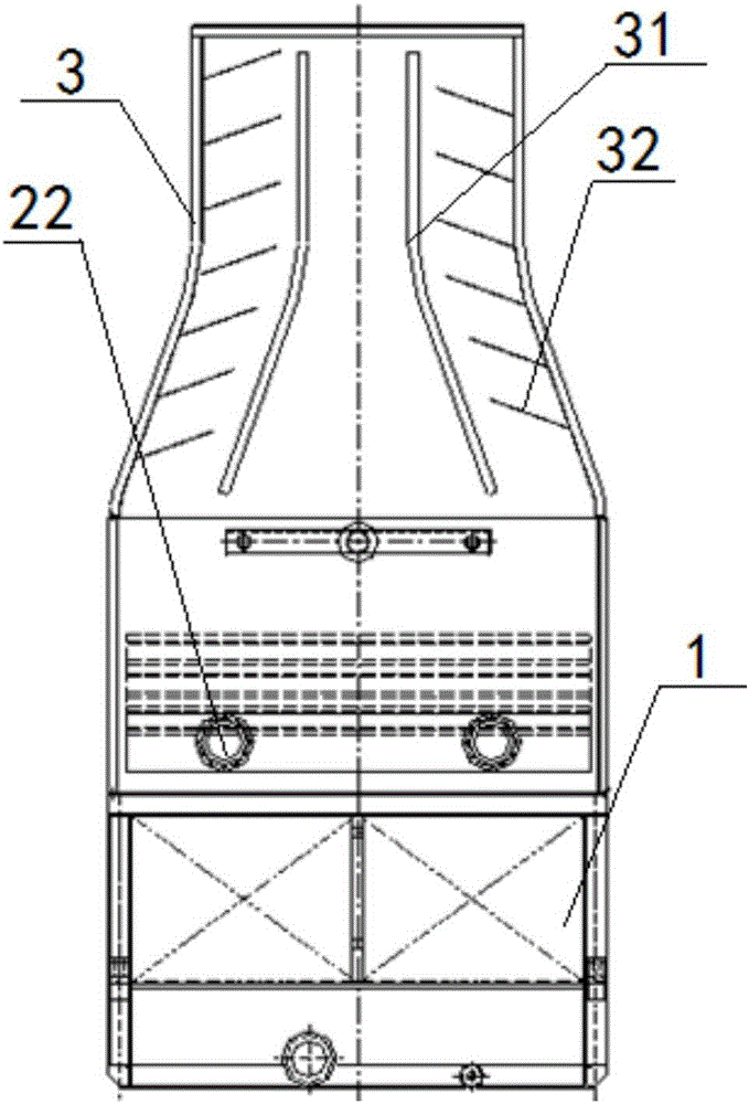 Shell-and-plate blast furnace evaporation air cooling system using soft water closed recirculation cooling system and plate scale treatment method thereof