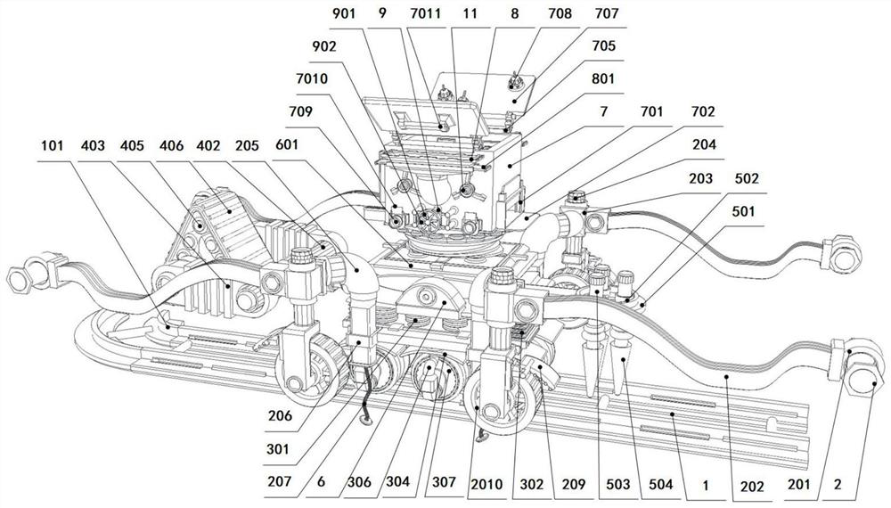 An explosion-proof transport vehicle