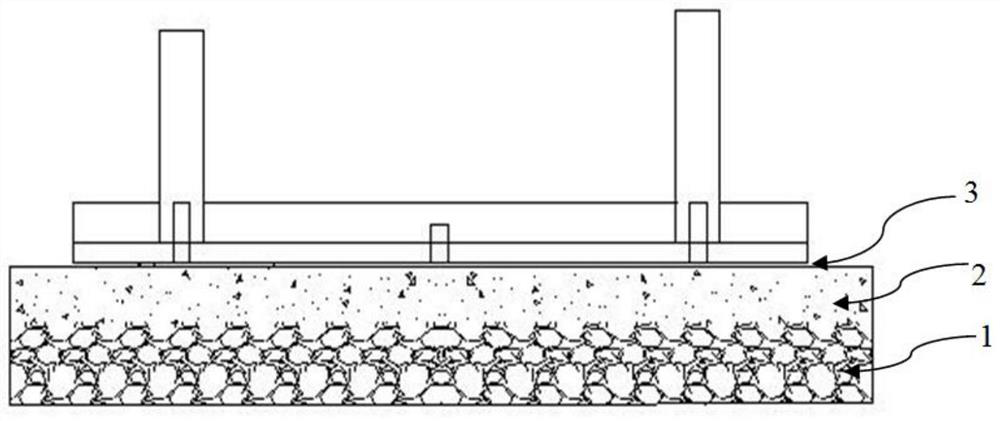 Salt lake area power transmission line iron tower foundation construction method