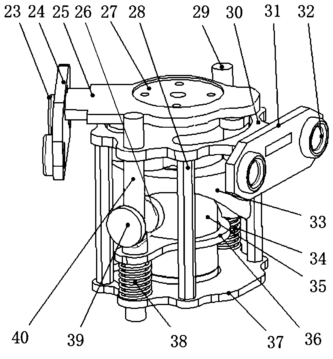 Modular bionic quadruped robot