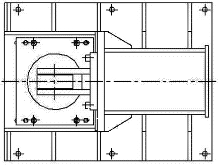 Suspension oil cylinder common-frame simulation test device for large mining truck