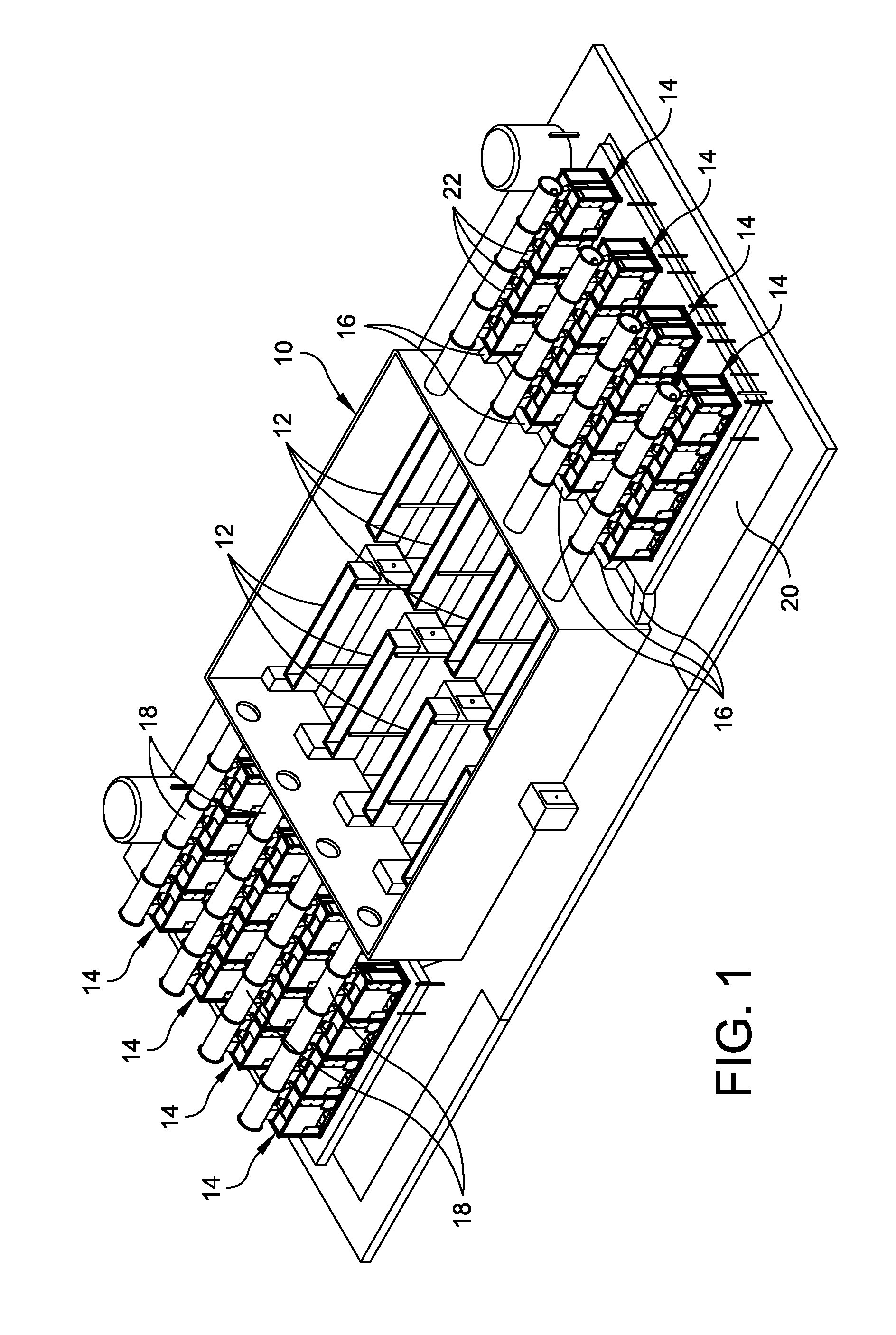 Container air handling unit and cooling method