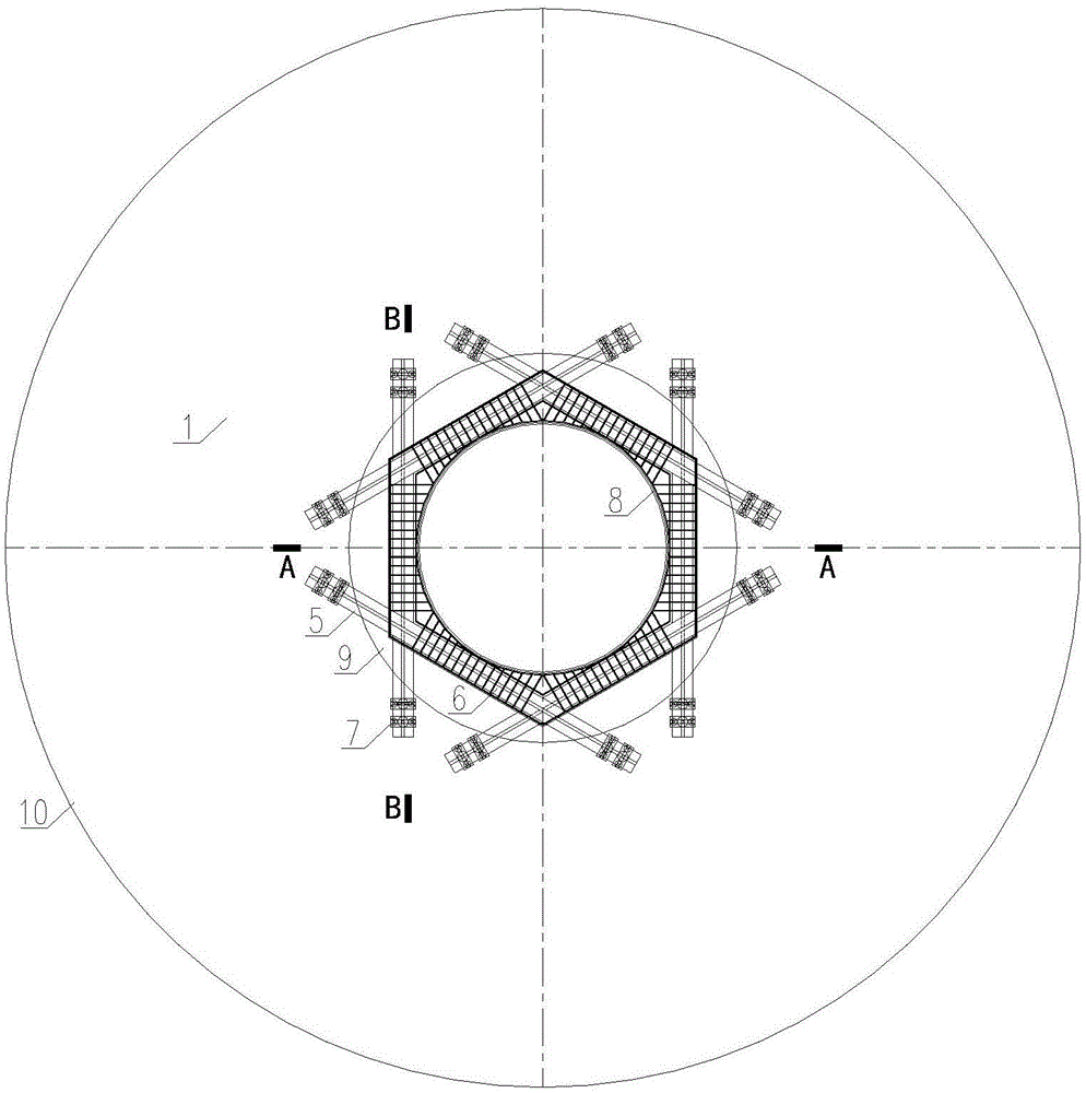 Reinforcing system and reinforcing method of wind power generation tower foundation ring foundation