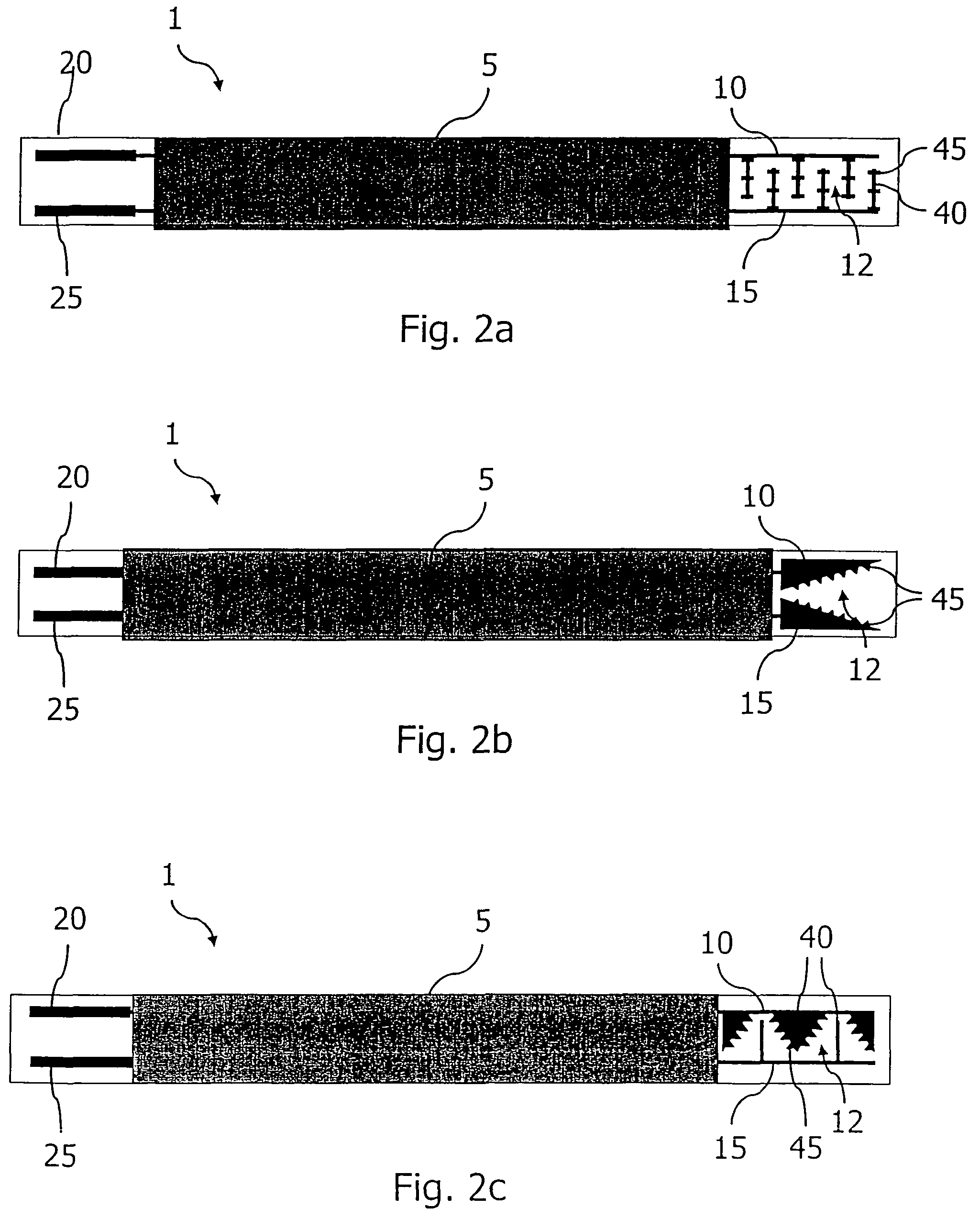 Resistive particle sensors having measuring electrodes