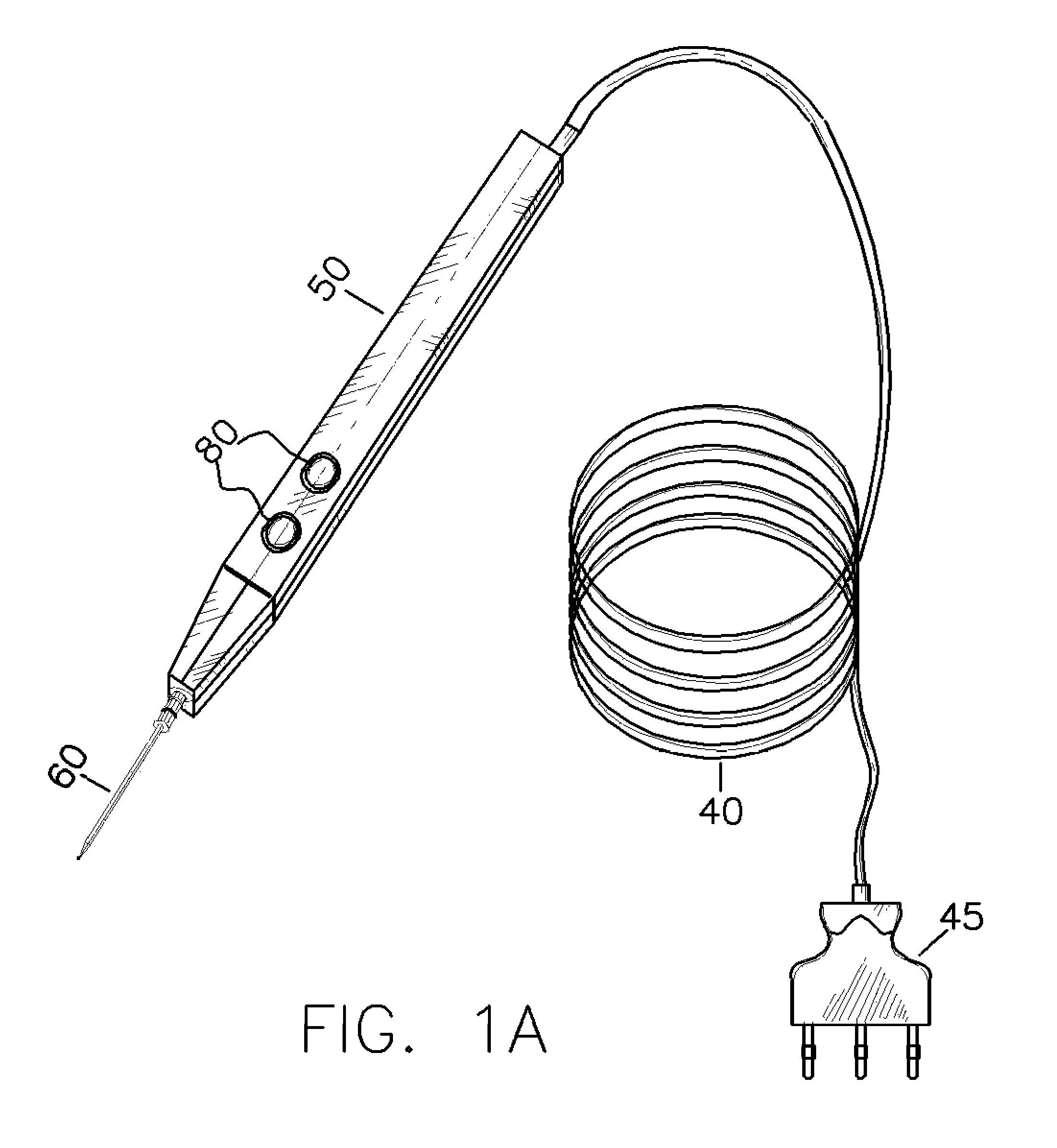 Medical heating device and method with self-limiting electrical heating element