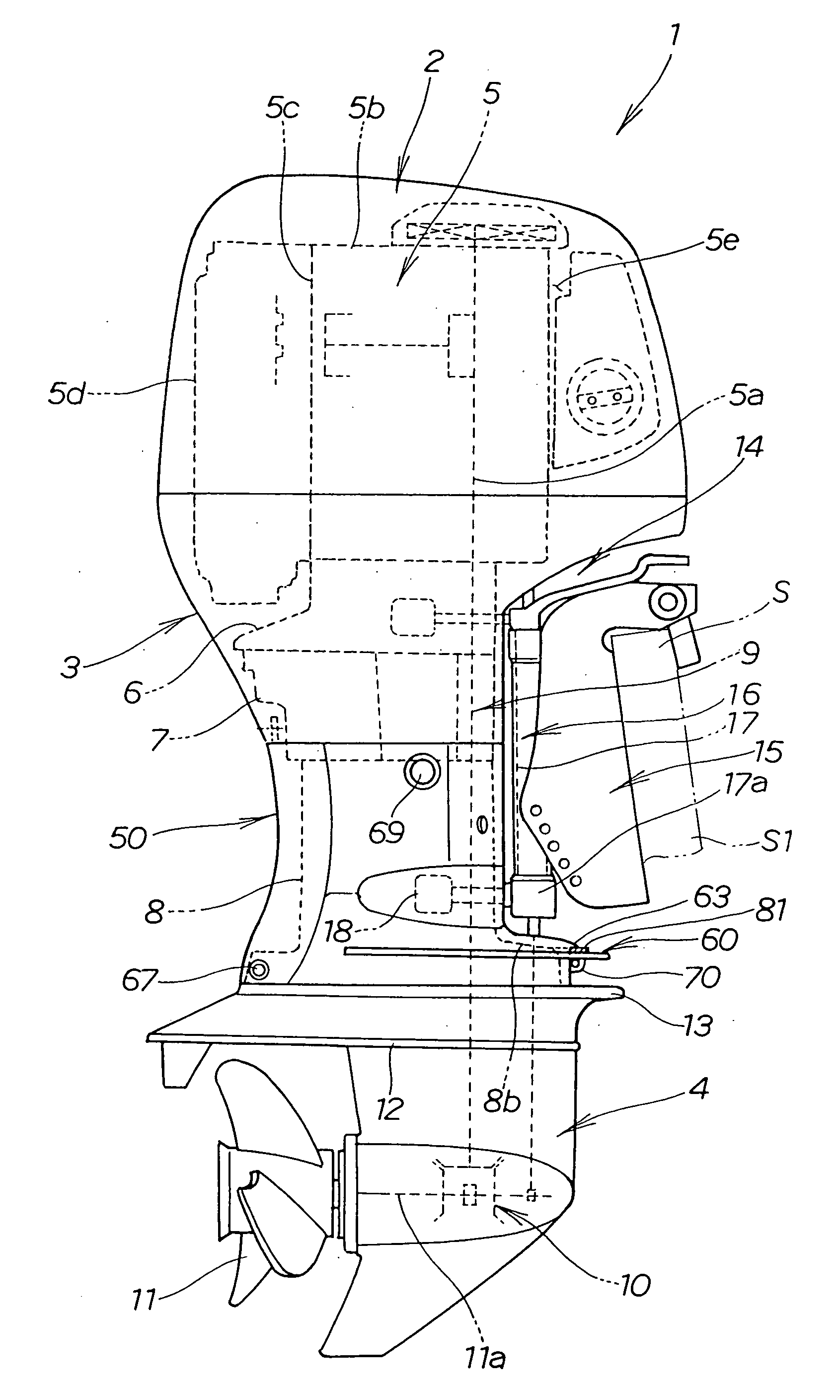 Outboard engine