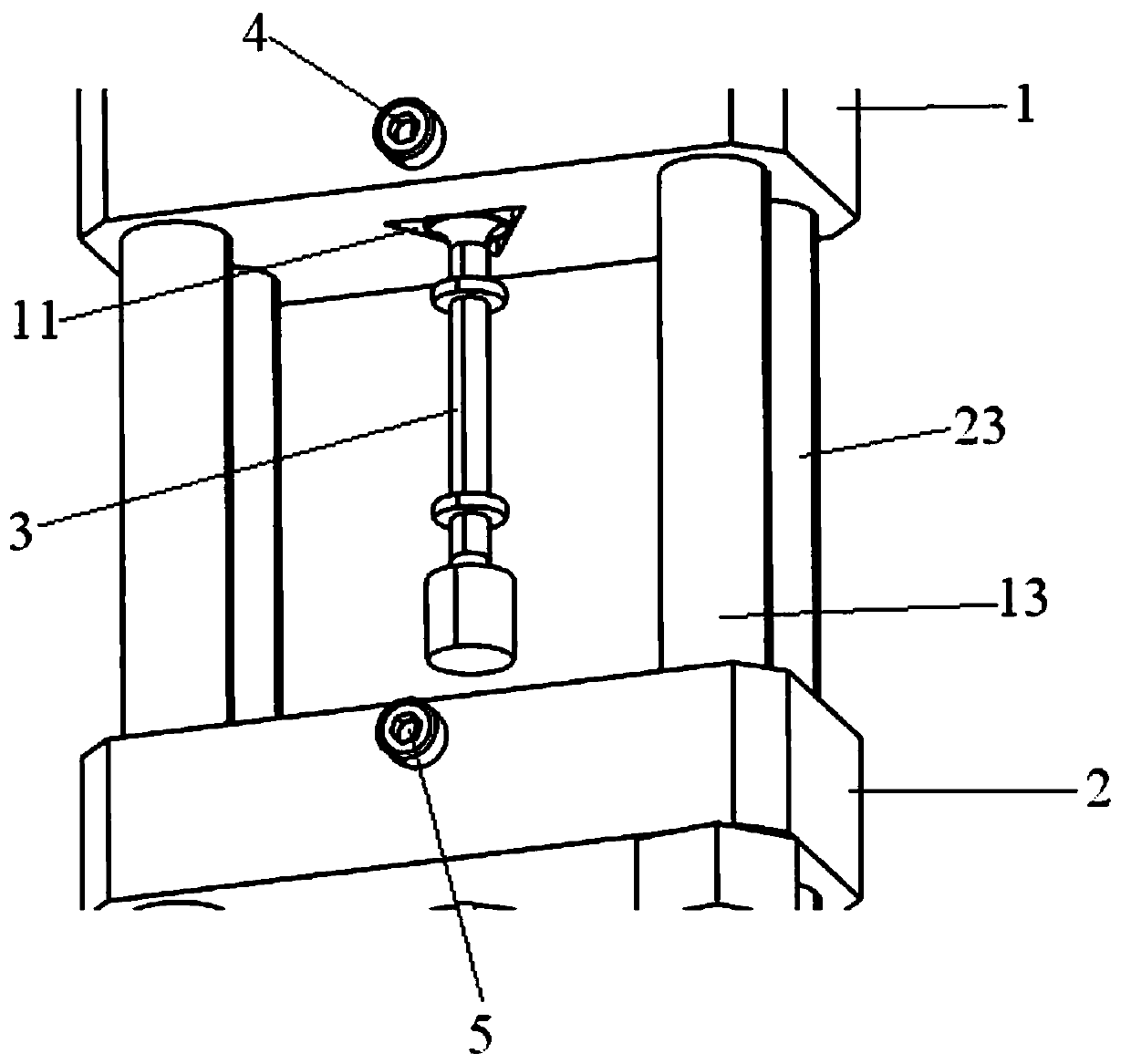 Compressive yield strength test method for material