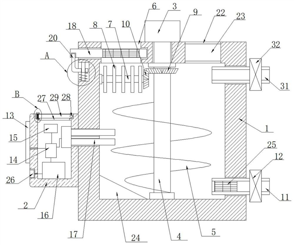 Rapid uniform mixing and dissolving device for medicine powder and using method thereof