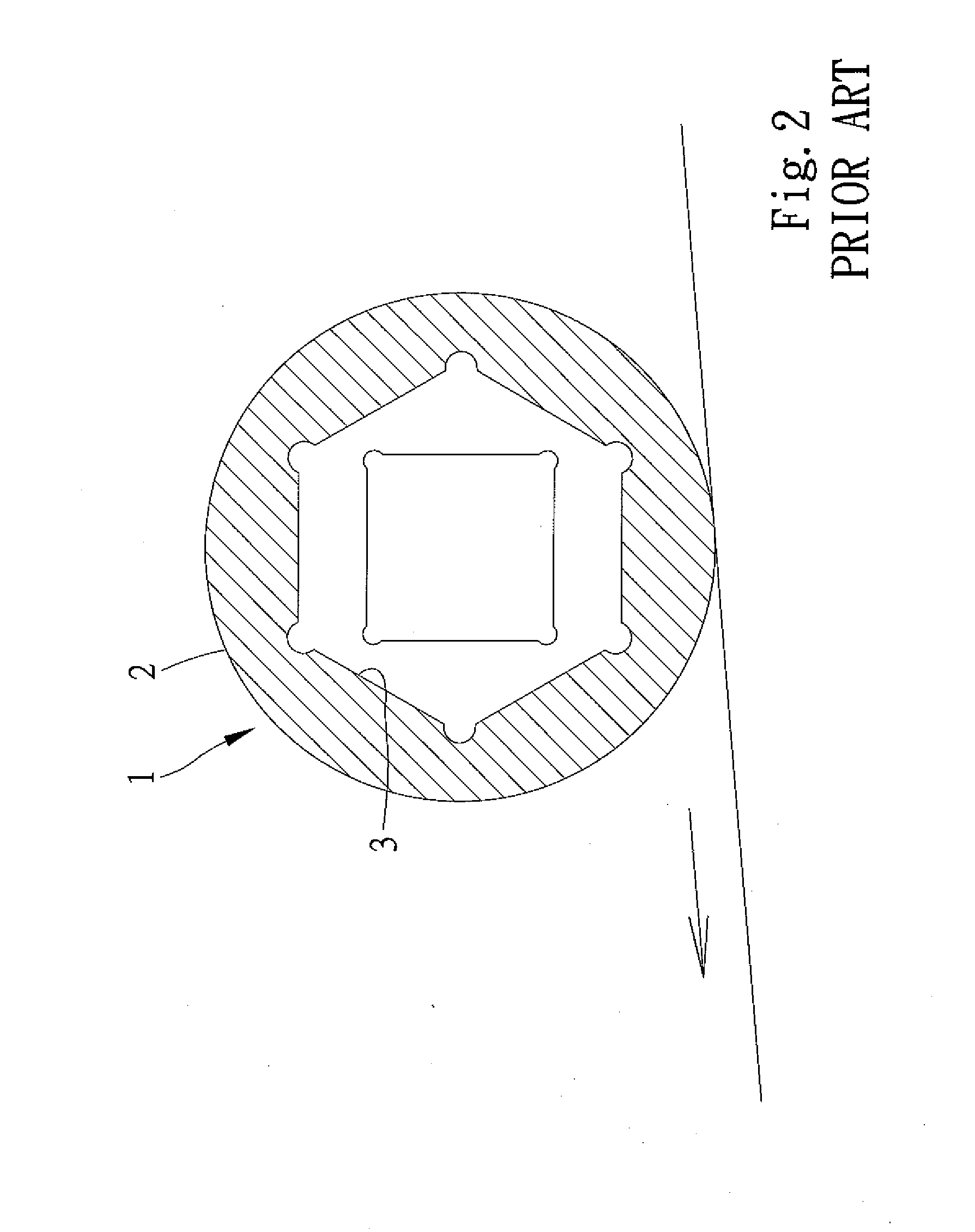 Anti-Slip Socket with Uniform Wall Thickness