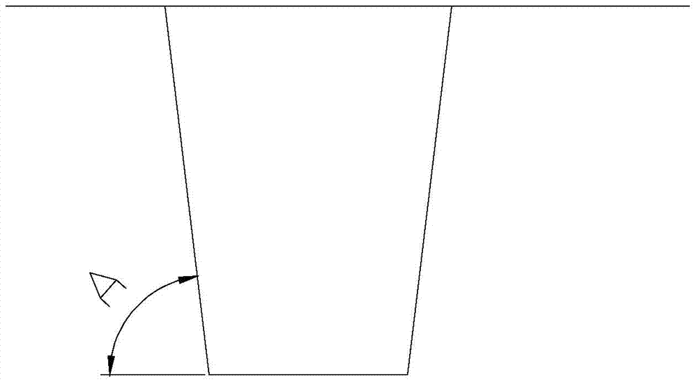 Oblique hole etching method