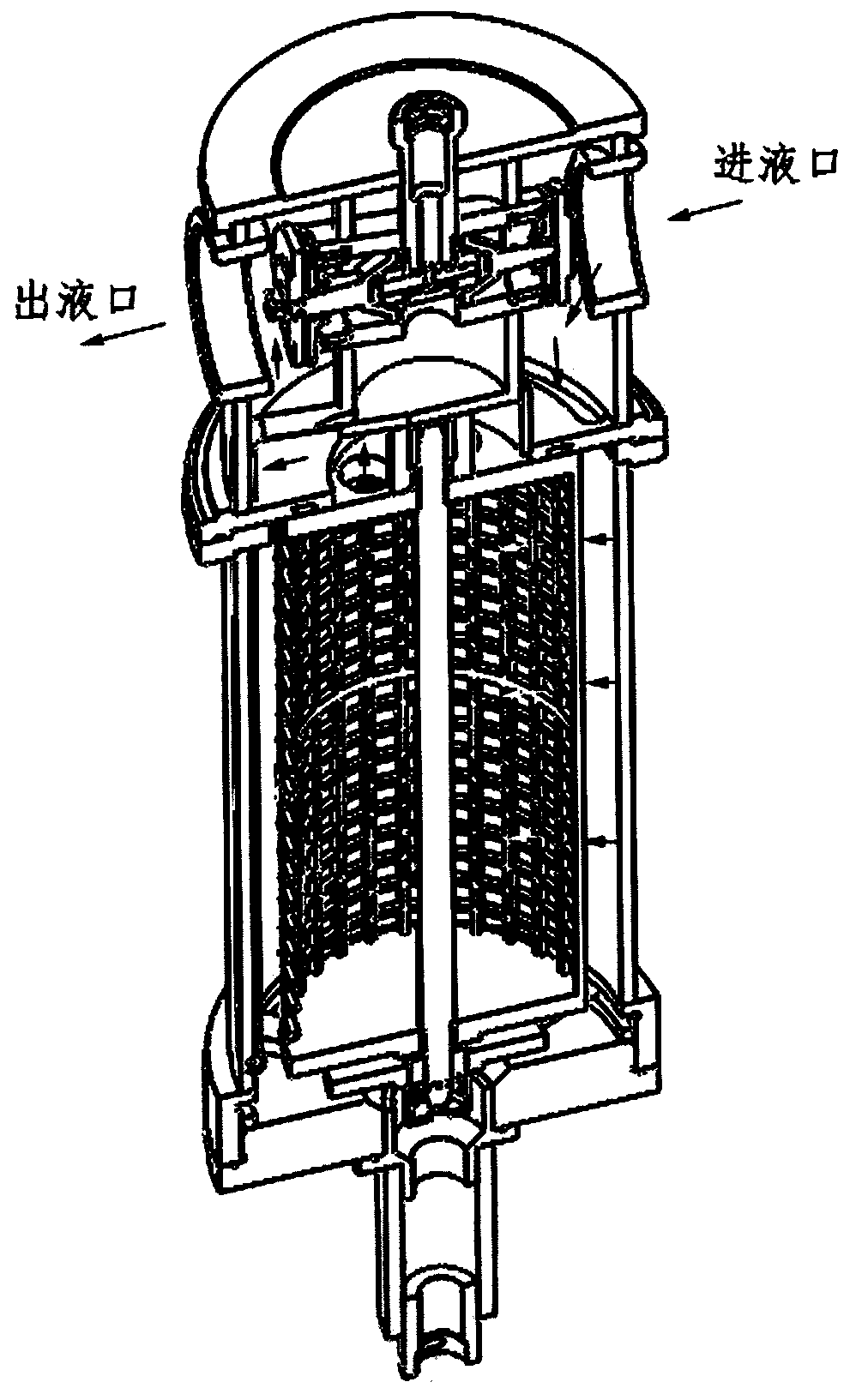 Interactive virtual-reality simulation method for backwash filter