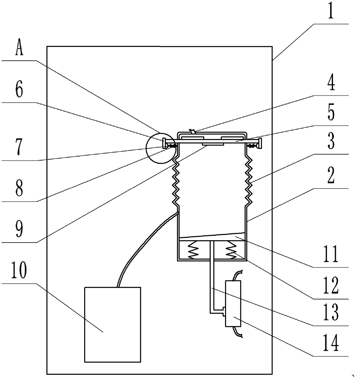 Powder box for printer