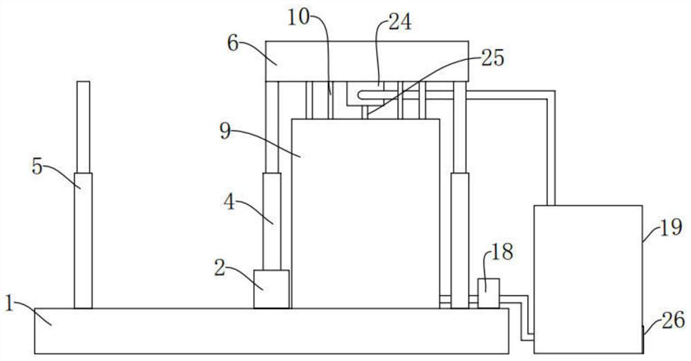 Cleaning device for casting part production and machining