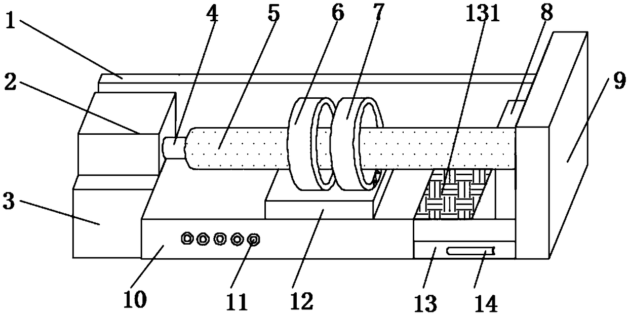 Polishing device for steel pipe machining