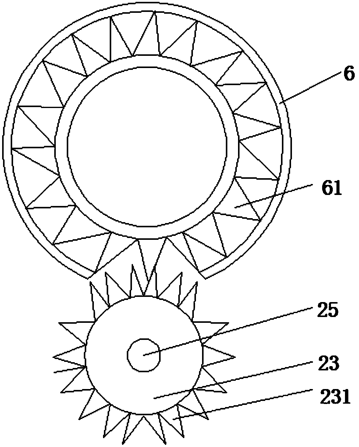 Polishing device for steel pipe machining