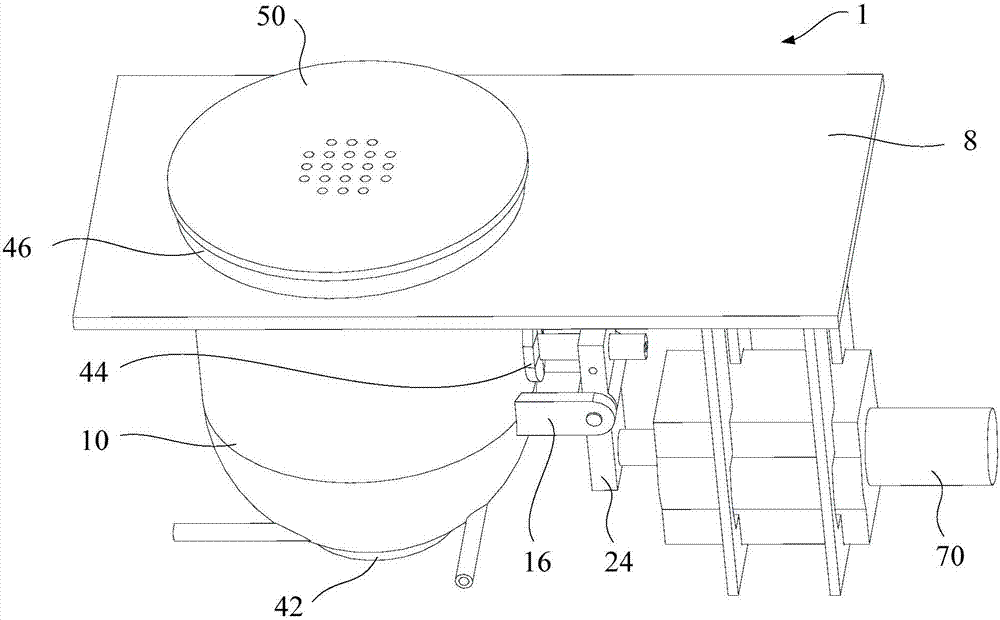 Upper cover assembly and cooking tool