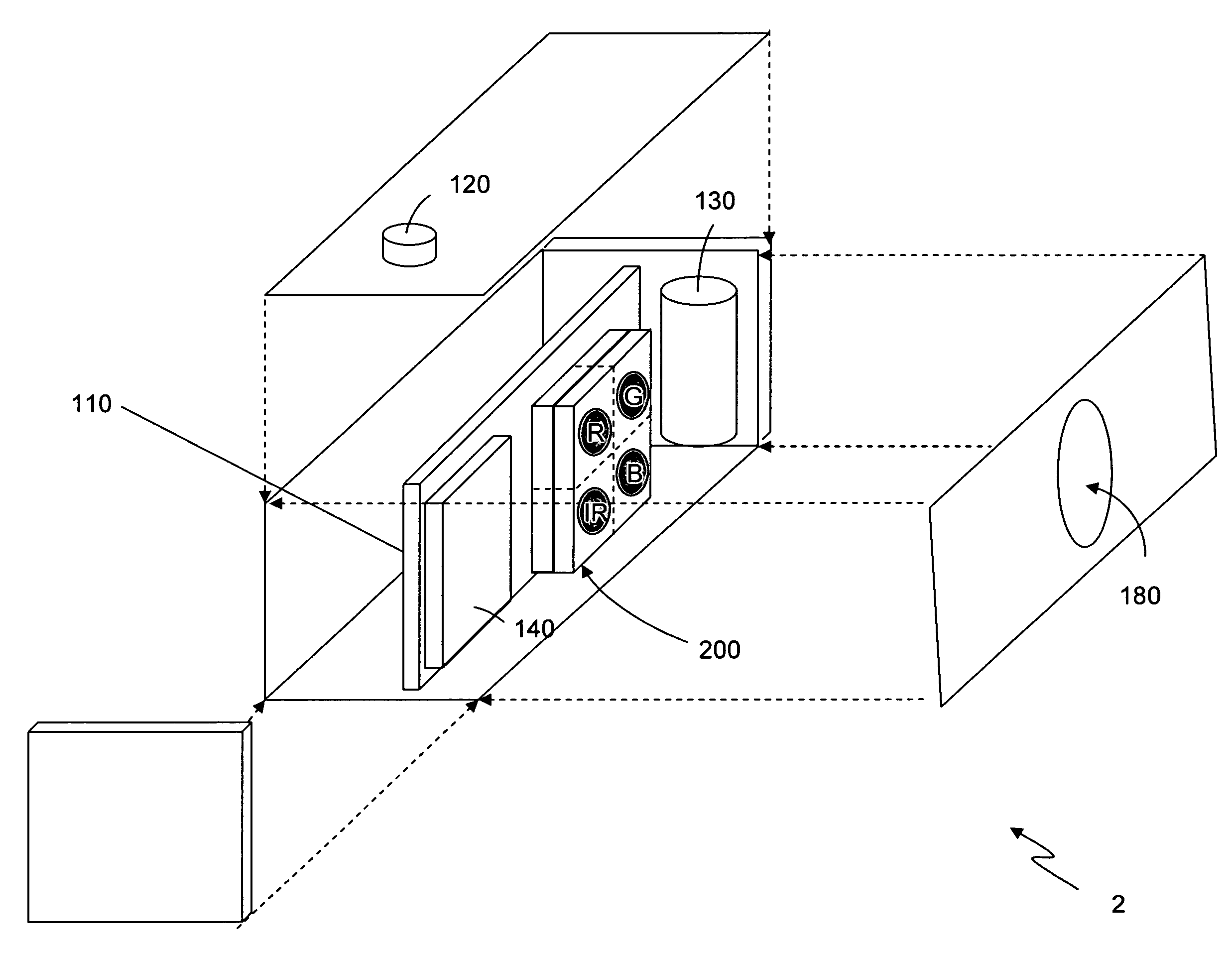 Digital camera with integrated infrared (IR) response