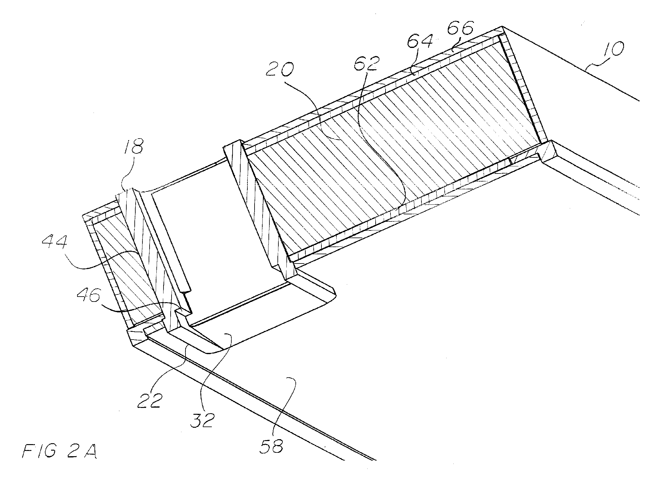 Structural window in composite sandwich beam